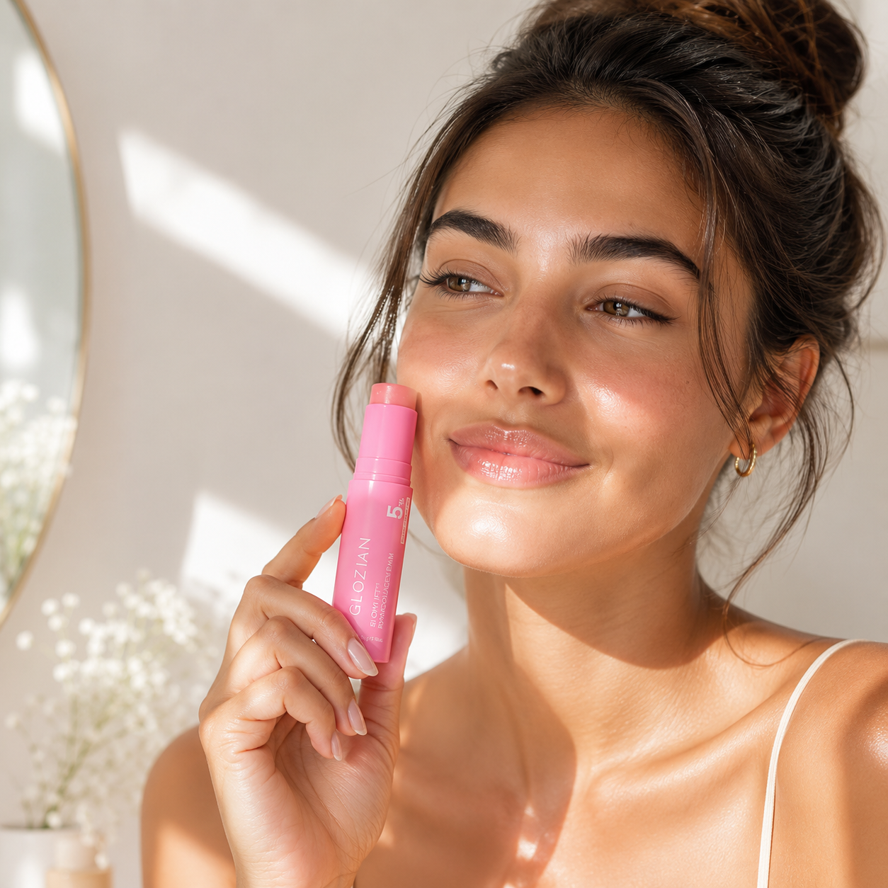 Glozian GlowLift™ PDRN Collagen Balm Use